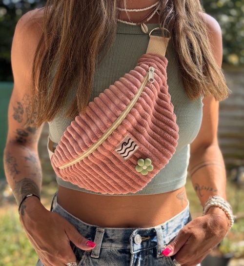 sac banane rose