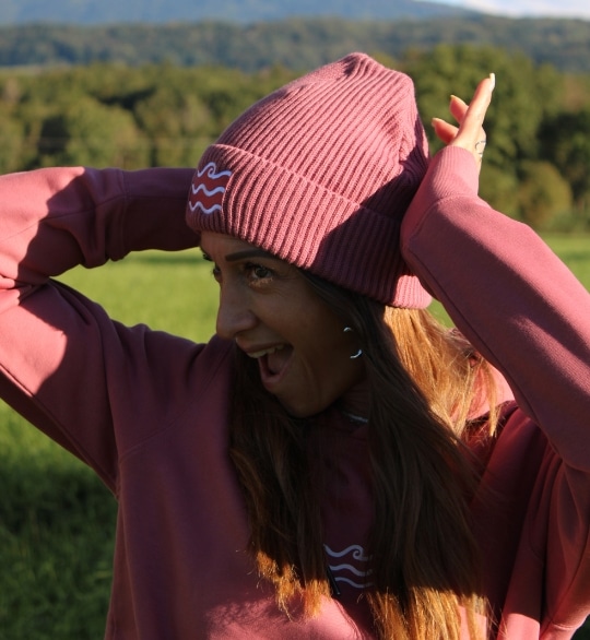 Bonnet Vieux Rose - Unisexe – Image 2